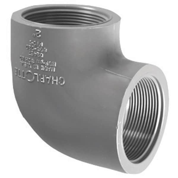 Charlotte Pipe And Foundry Charlotte Pipe Schedule 80 3/4 in. FPT X 3/4 in. D FPT PVC Elbow 1 pk PVC 08302 1200 - main